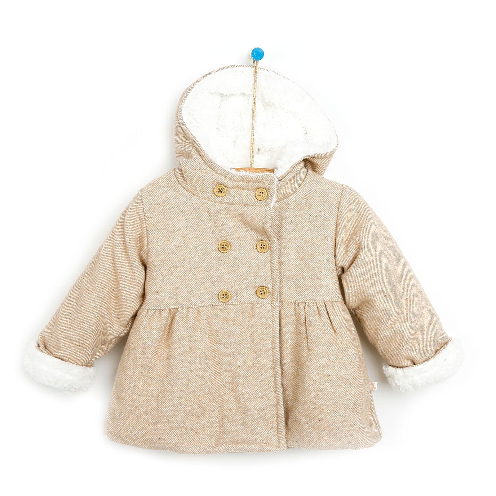 BabyZ Welsoft Cardigan - Brown - mezetto ebebek ebebek