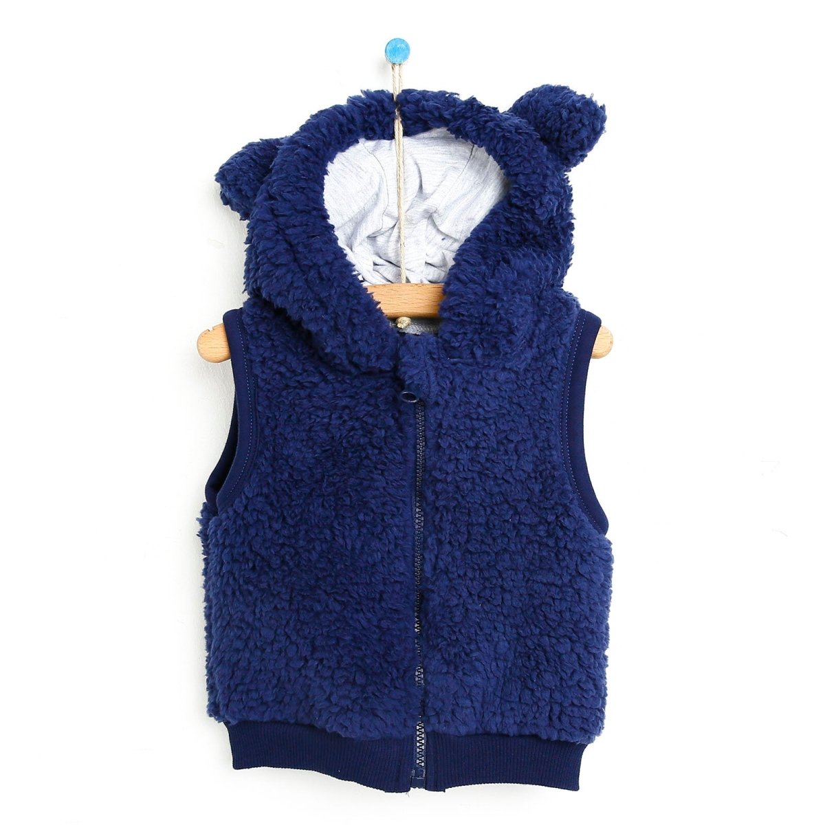 BabyZ Welsoft Vest - Navy Blue - mezetto ebebek ebebek