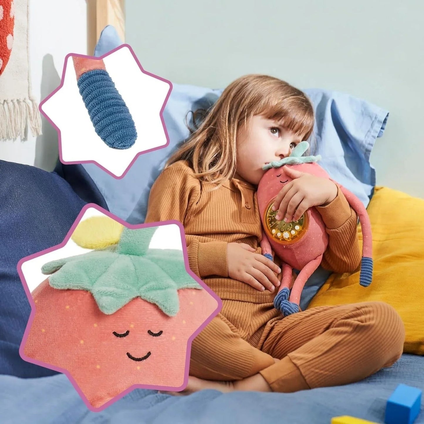Badabulle Barnaby Plush Projection Night Light - mezetto ebebek ebebek