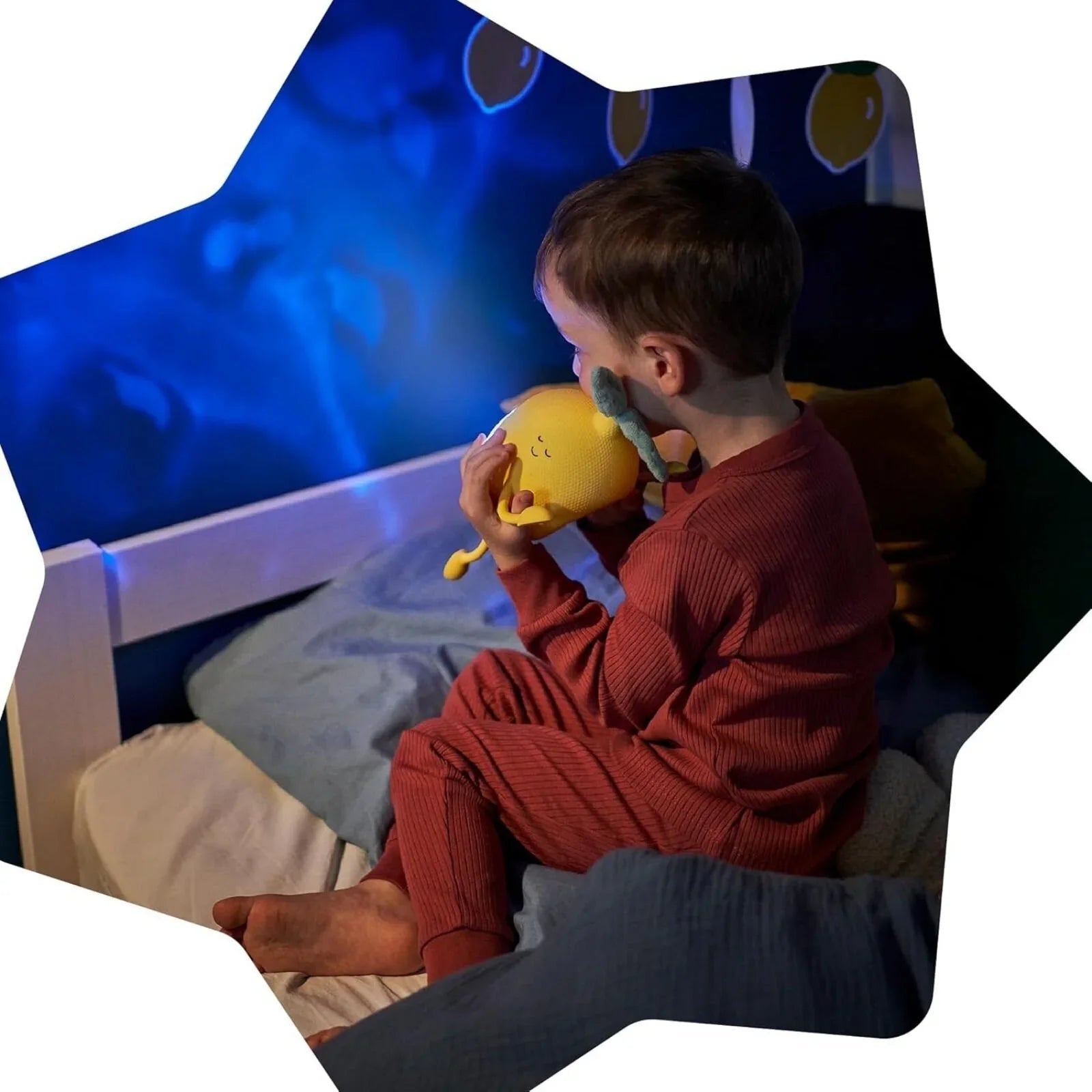 Badabulle Basil Silicone Projection Night Light - mezetto ebebek ebebek