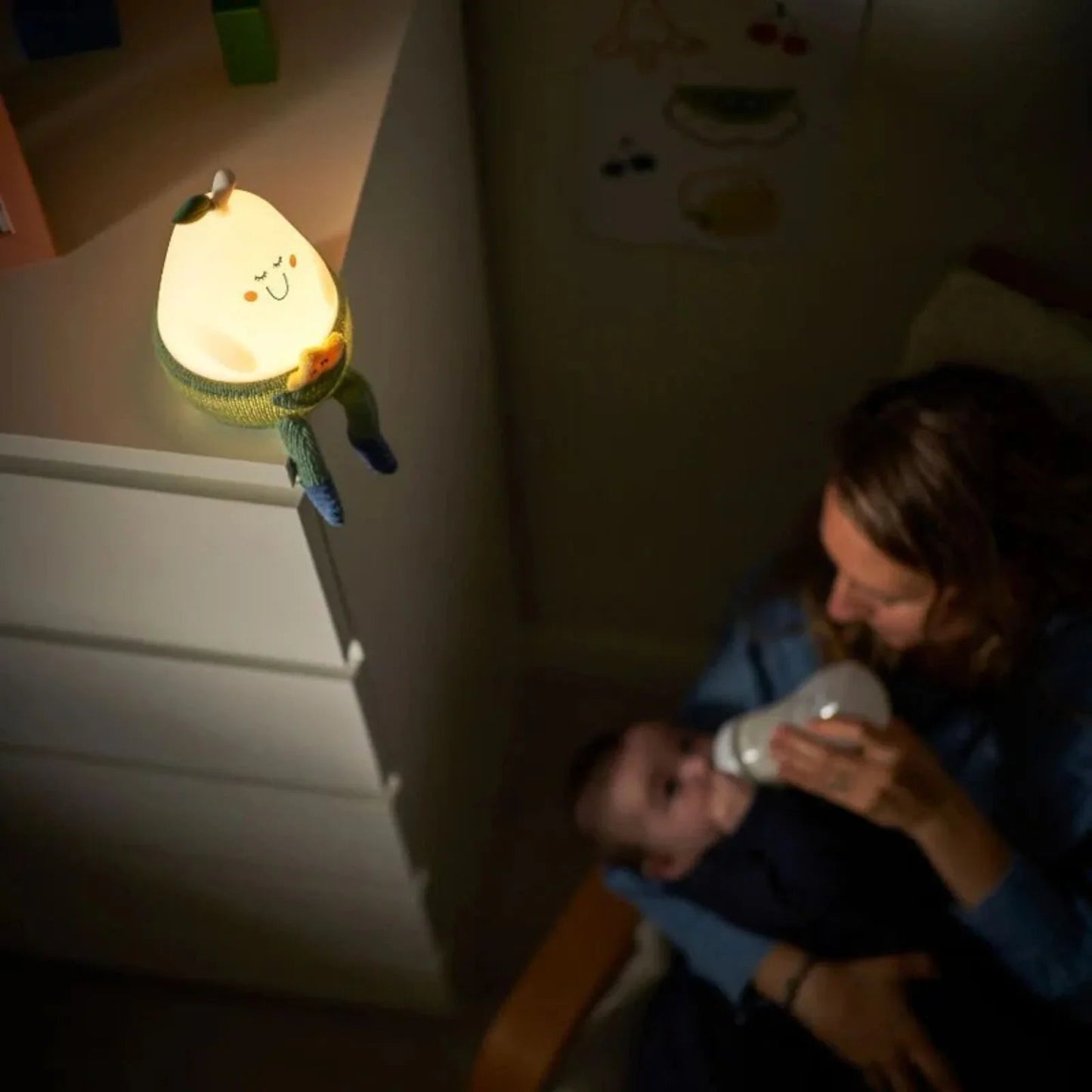 Badabulle Bertille Silicon Glow Rechargable Night Light - mezetto ebebek ebebek