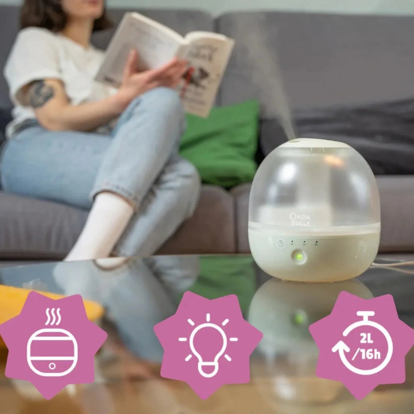 Badabulle Bubble Humidifier Nightlight - mezetto ebebek ebebek