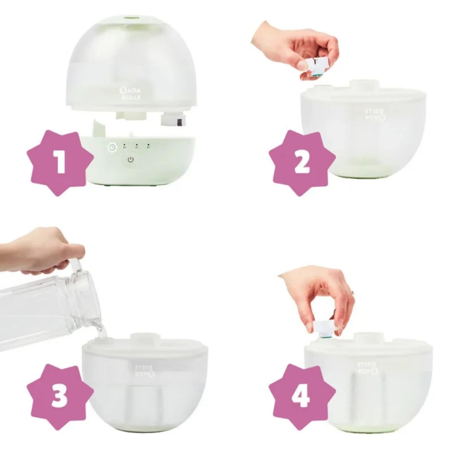 Badabulle Bubble Humidifier Nightlight - mezetto ebebek ebebek