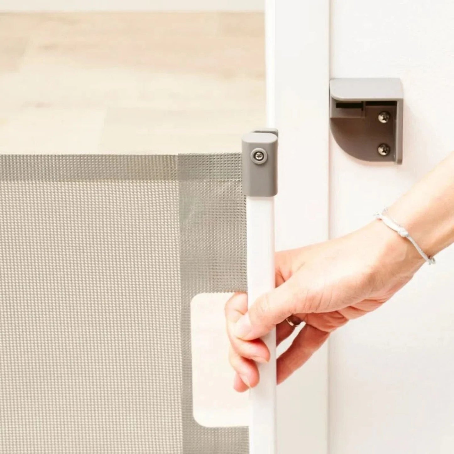 Badabulle Retractable Safety Gate - mezetto ebebek ebebek