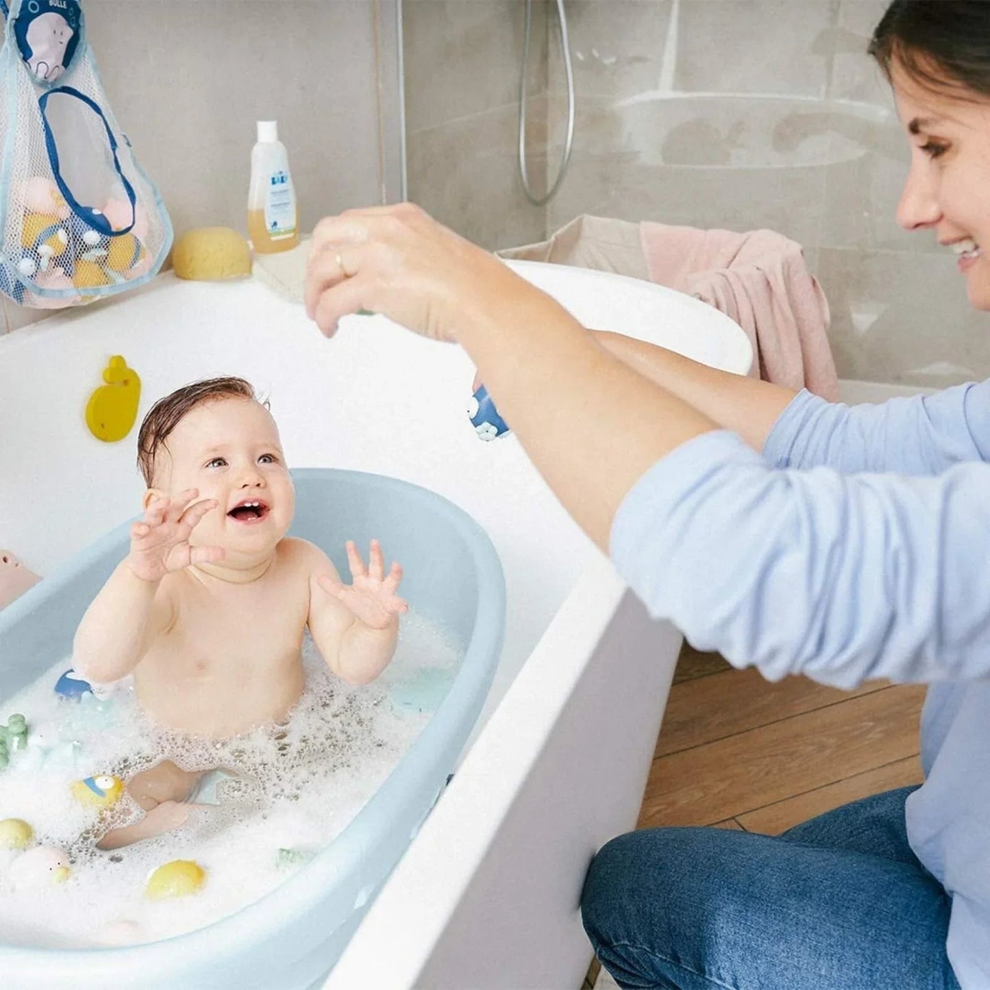Badabulle Whale Baby & Toddler Bath Tub - mezetto ebebek ebebek