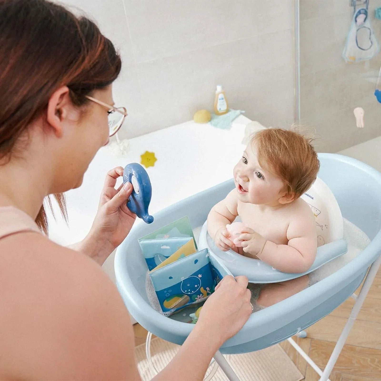 Badabulle Whale Baby & Toddler Bath Tub - mezetto ebebek ebebek