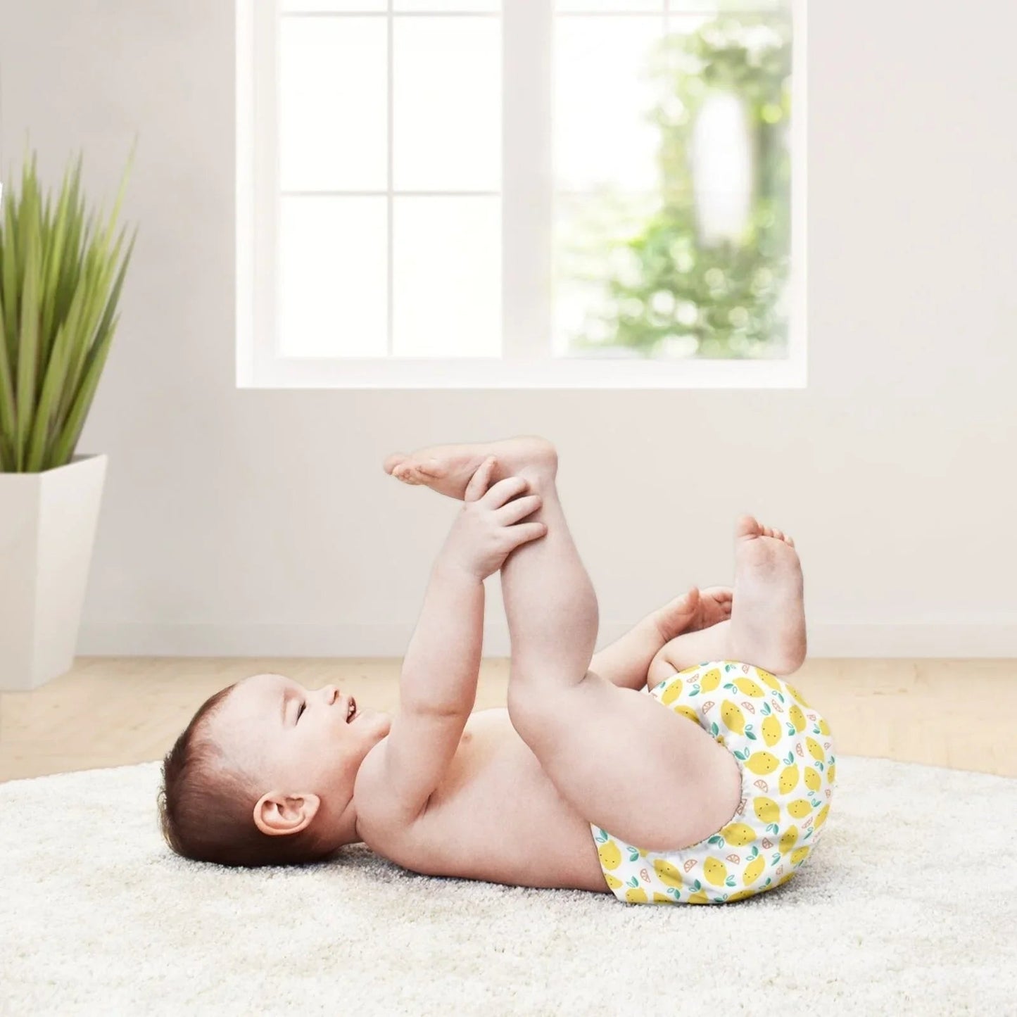 Bambino Mio - Miosolo All - in - One Reusable Nappy - Lemon Drop - mezetto ebebek ebebek