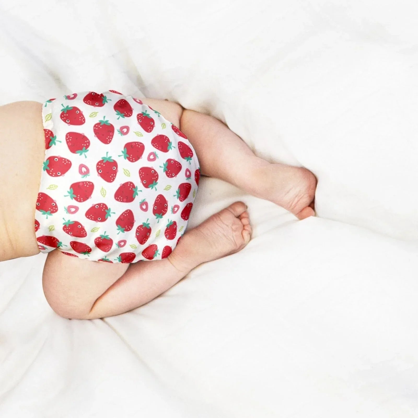 Bambino Mio - Miosolo All - in - One Reusable Nappy - Strawberry Cream - mezetto ebebek ebebek