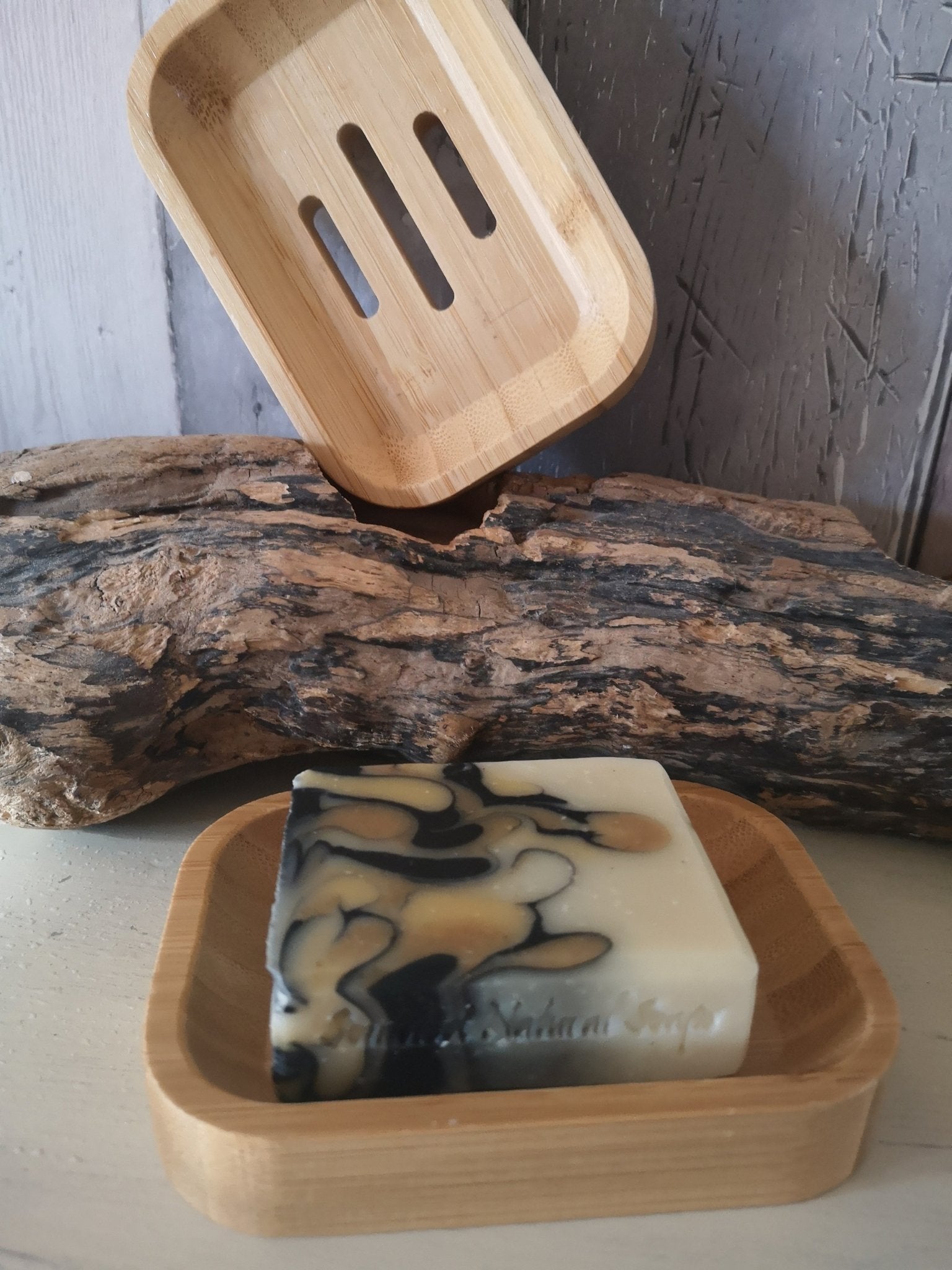 Bamboo slated drainer - mezetto Shopify Collective Somerset Natural Soaps