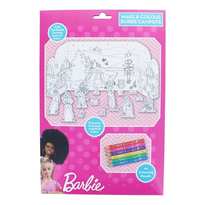 Barbie A4 Make & Colour Barbie Camping set - mezetto ebebek ebebek