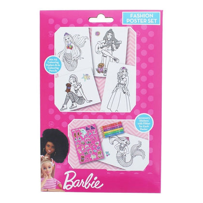 Barbie A5 Fashion Poster Set - mezetto ebebek ebebek