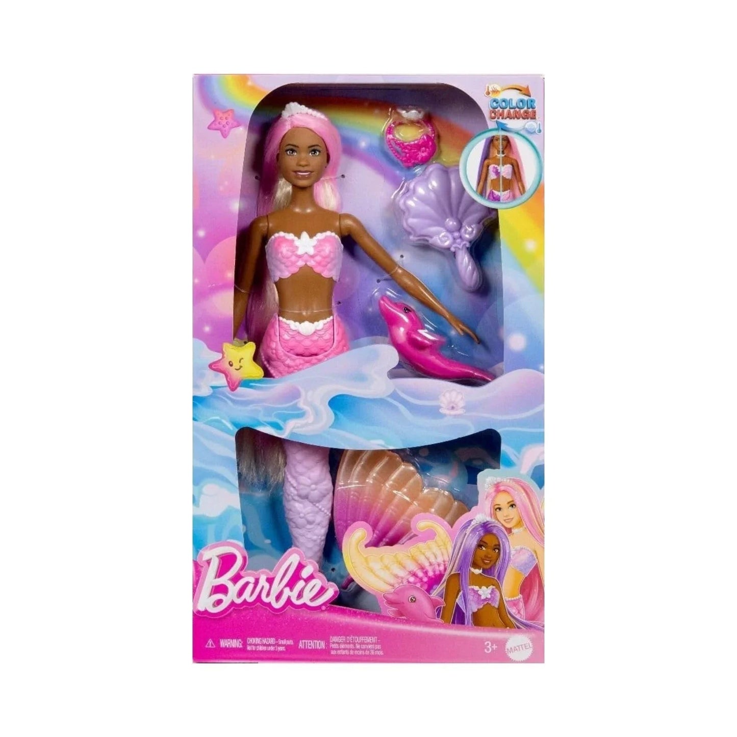 Barbie "Brooklyn" Colour Change Mermaid Doll - mezetto ebebek ebebek
