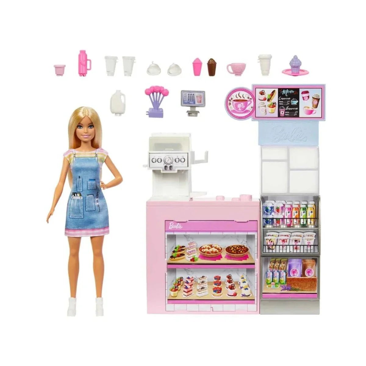 Barbie Coffee Shop Playset - mezetto ebebek ebebek
