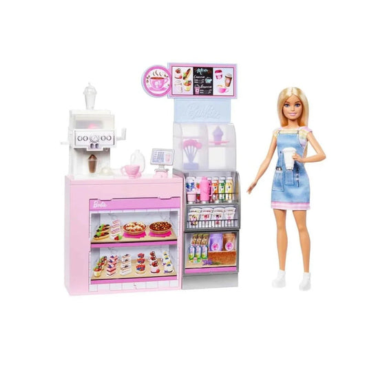 Barbie Coffee Shop Playset - mezetto ebebek ebebek