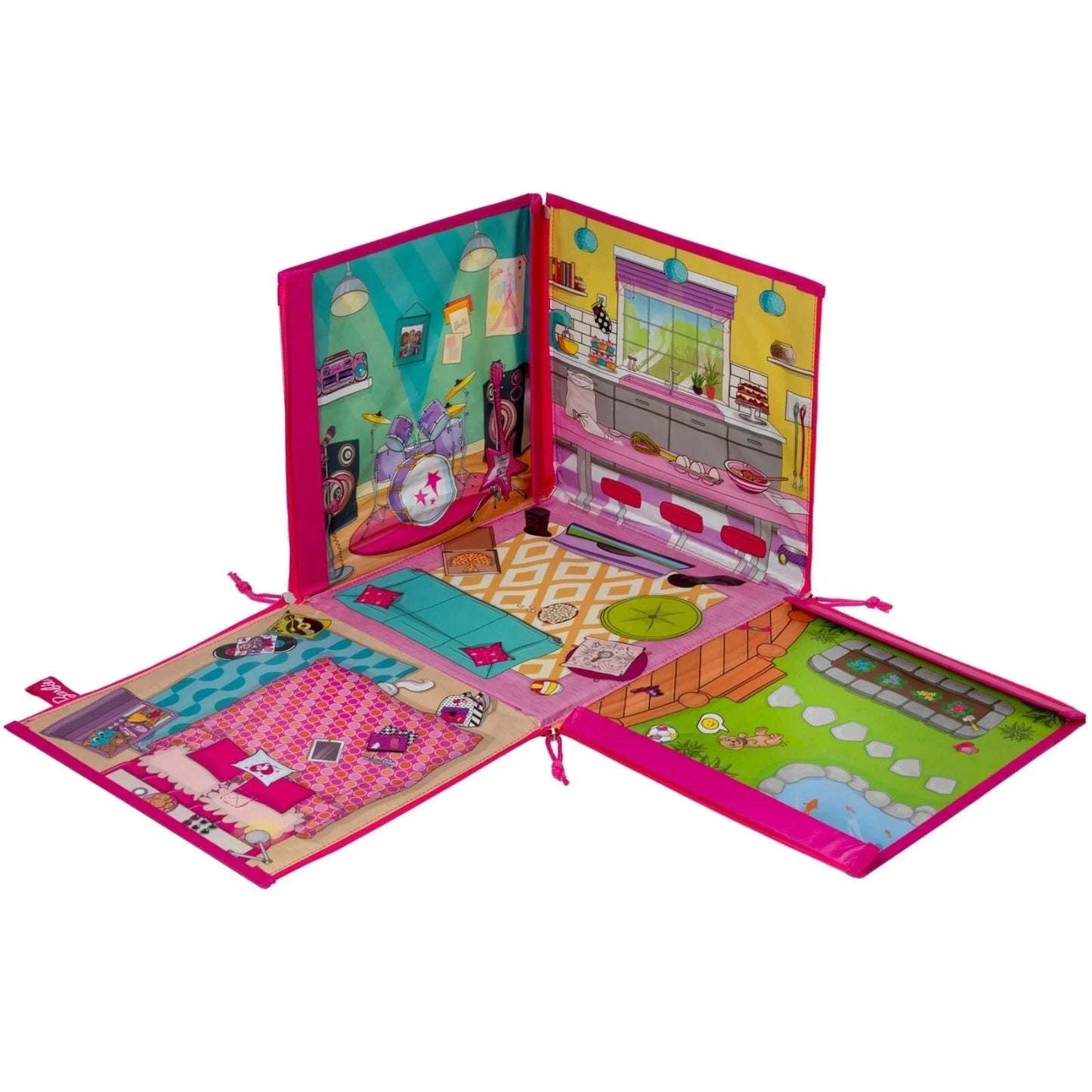 Barbie Dream House ZipBin & Playmat - mezetto ebebek ebebek
