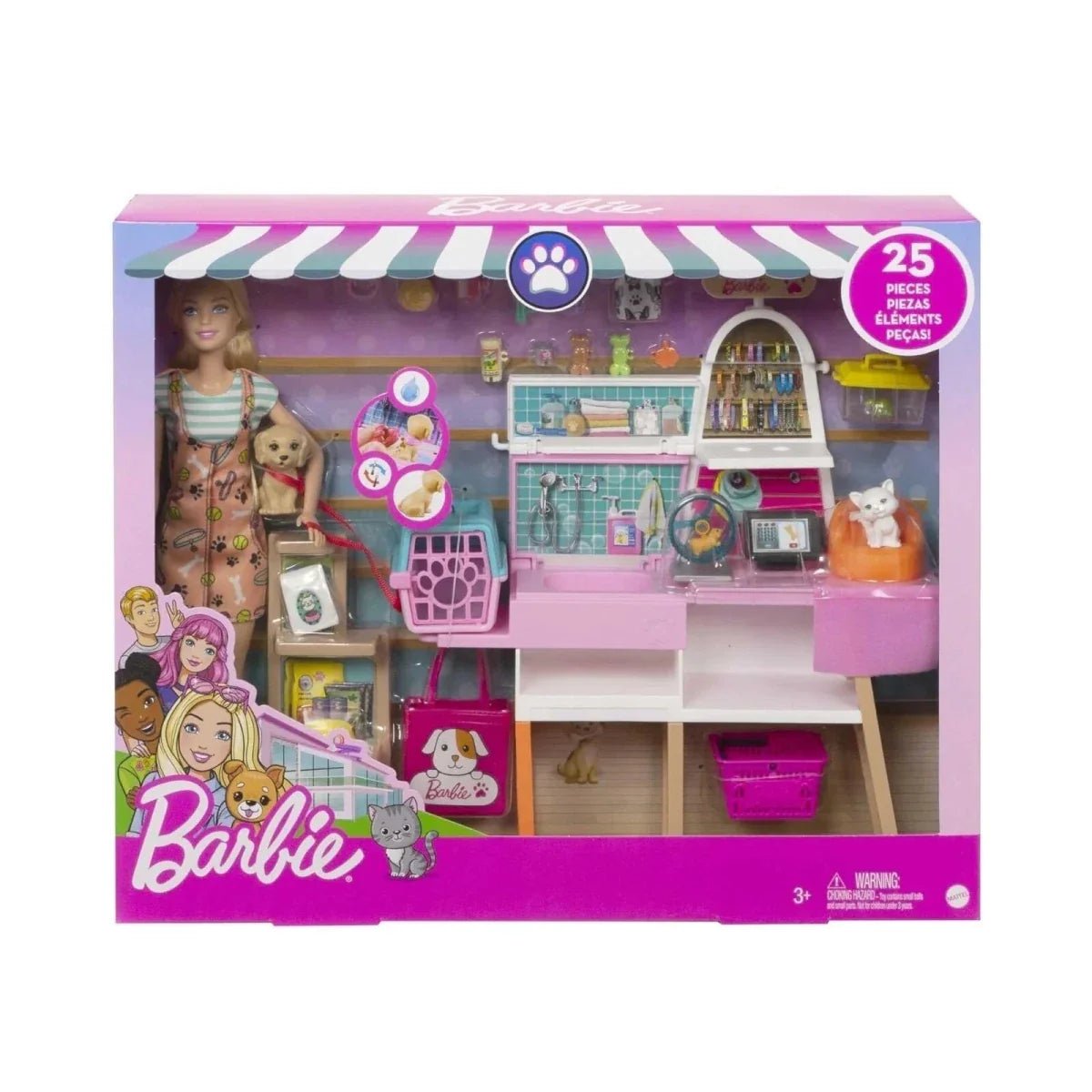 Barbie Pet Boutique Playset - mezetto ebebek ebebek