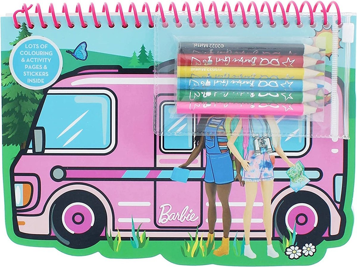 Barbie Travel Activity pad - mezetto ebebek ebebek