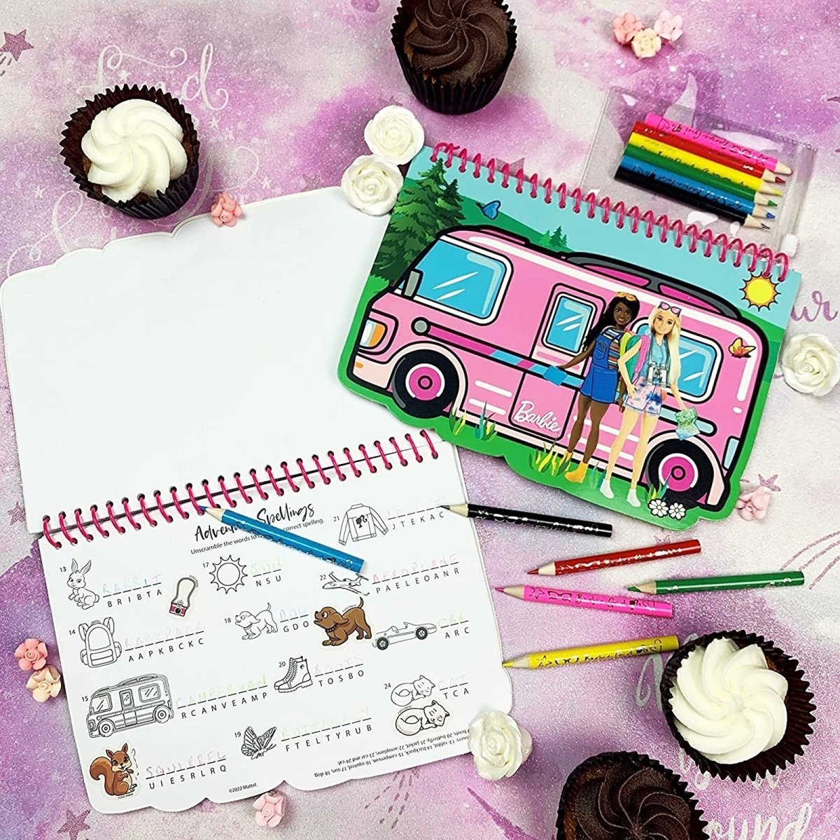 Barbie Travel Activity pad - mezetto ebebek ebebek