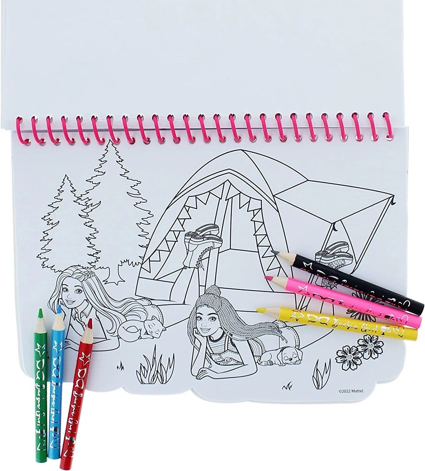 Barbie Travel Activity pad - mezetto ebebek ebebek