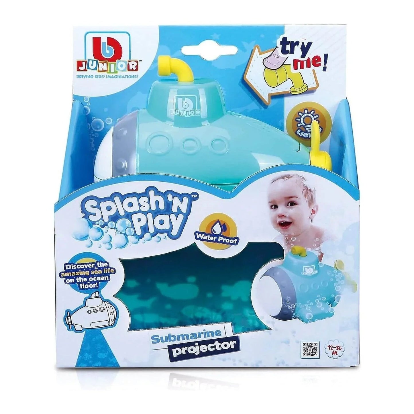 BB Junıor Splash N Play Submarıne Projector - mezetto ebebek ebebek