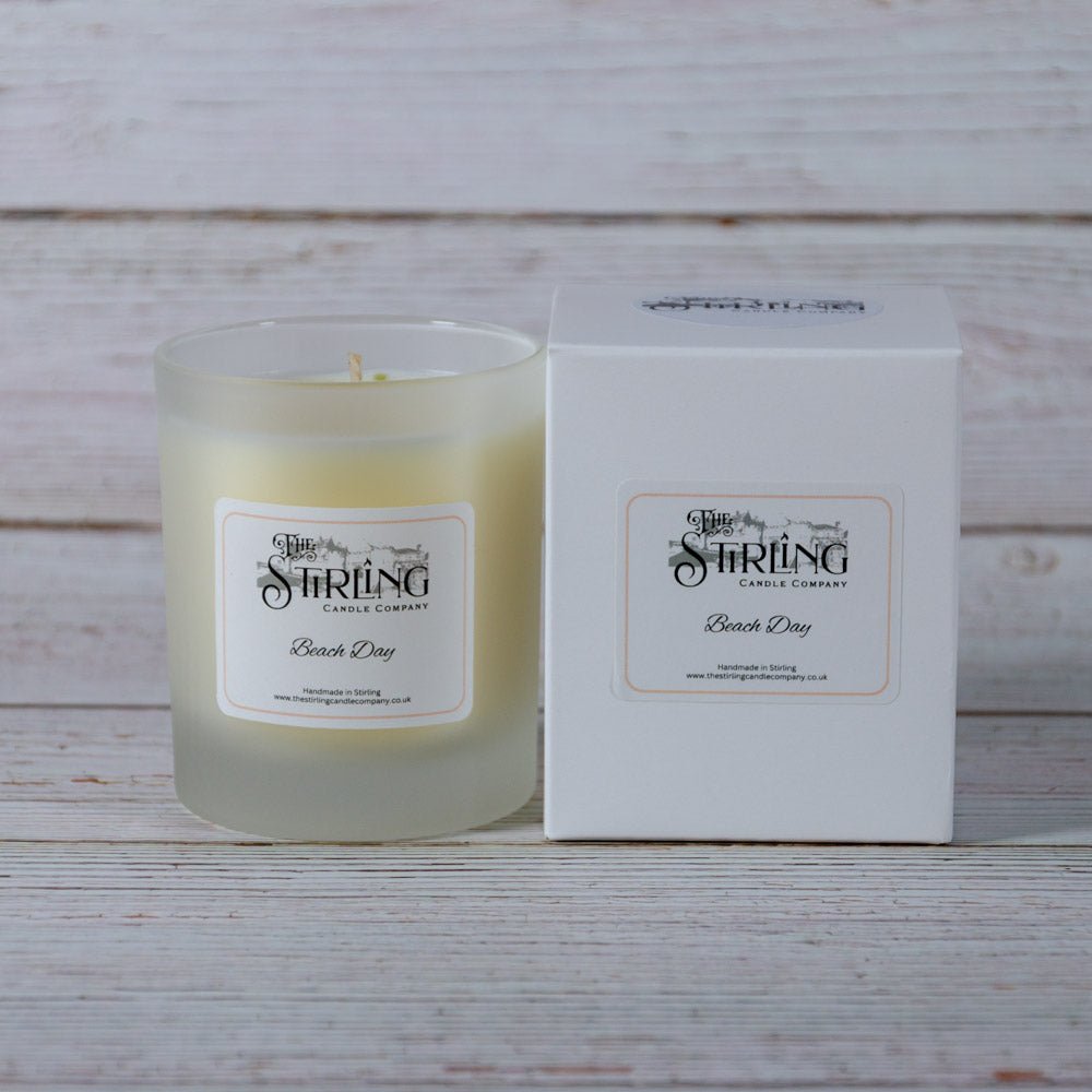 Beach Day - Medium Candle - mezetto Shopify Collective The Stirling Candle Company