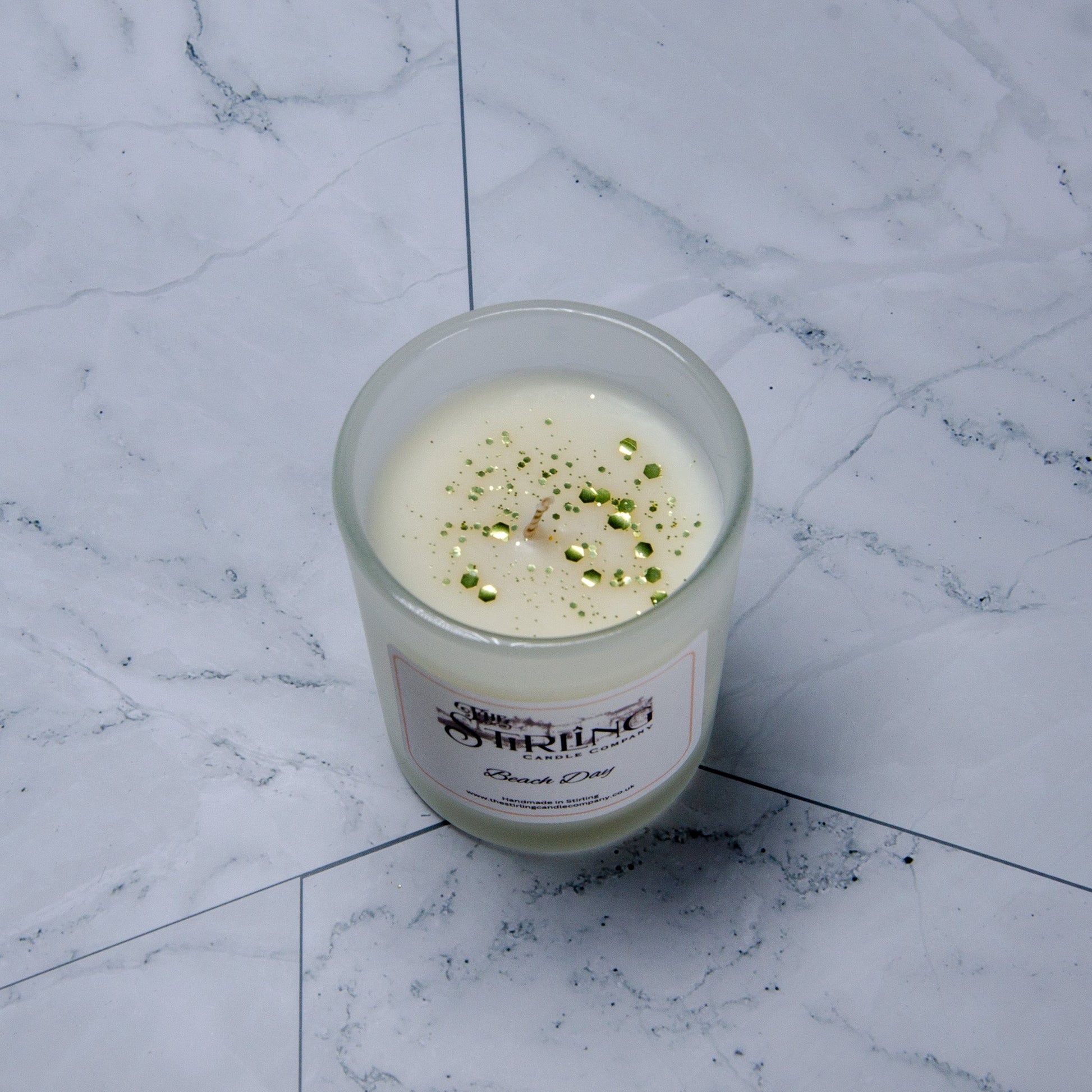 Beach Day - Small Candle - mezetto Shopify Collective The Stirling Candle Company