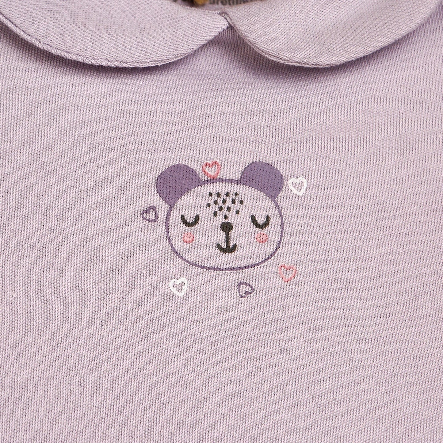 Bebbek Baby Girl 5 pcs Newborn Gift Starter Set - Purple - mezetto ebebek ebebek