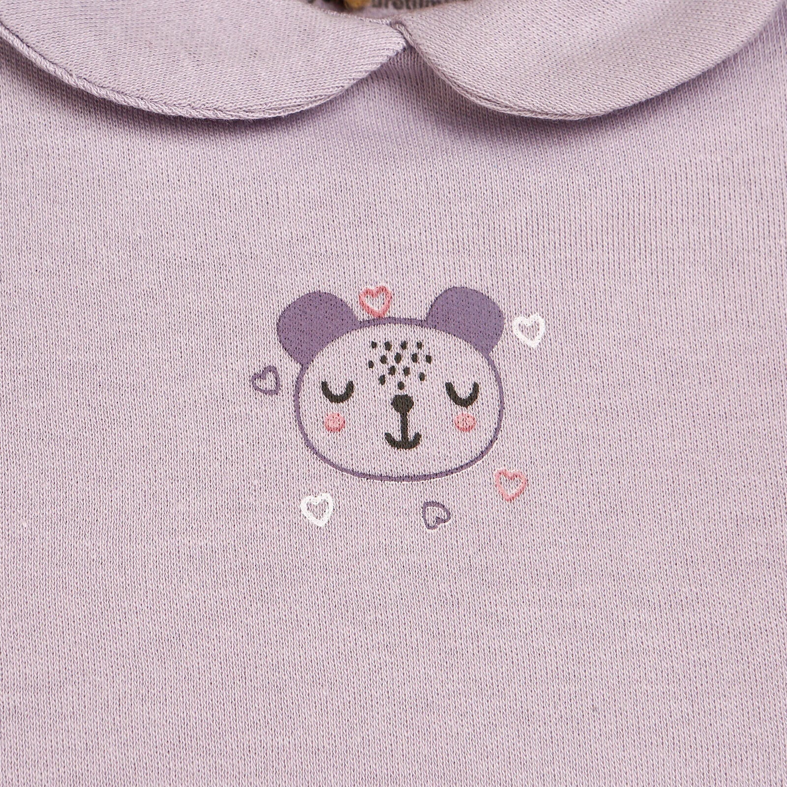 Bebbek Baby Girl 5 pcs Newborn Gift Starter Set - Purple - mezetto ebebek ebebek