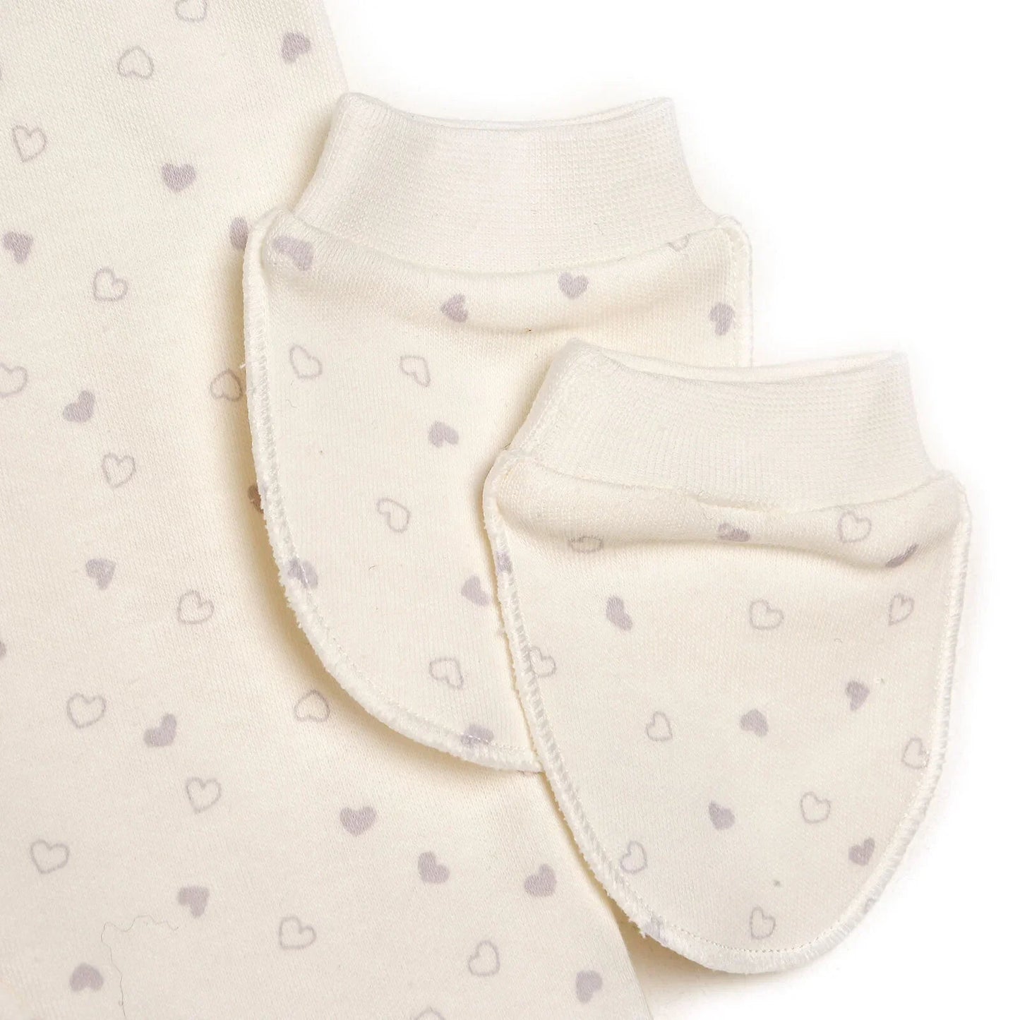 Bebbek Baby Girl 5 pcs Newborn Gift Starter Set - Purple - mezetto ebebek ebebek