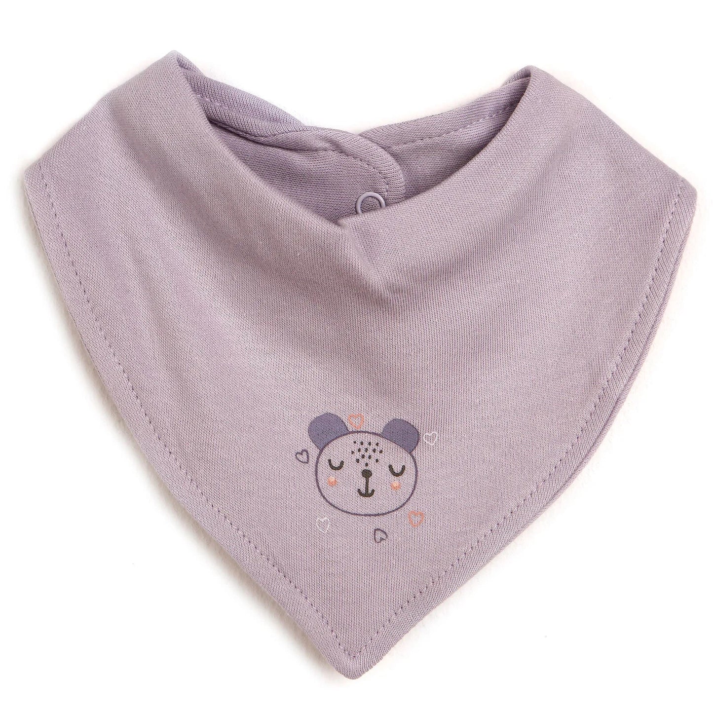 Bebbek Baby Girl 5 pcs Newborn Gift Starter Set - Purple - mezetto ebebek ebebek