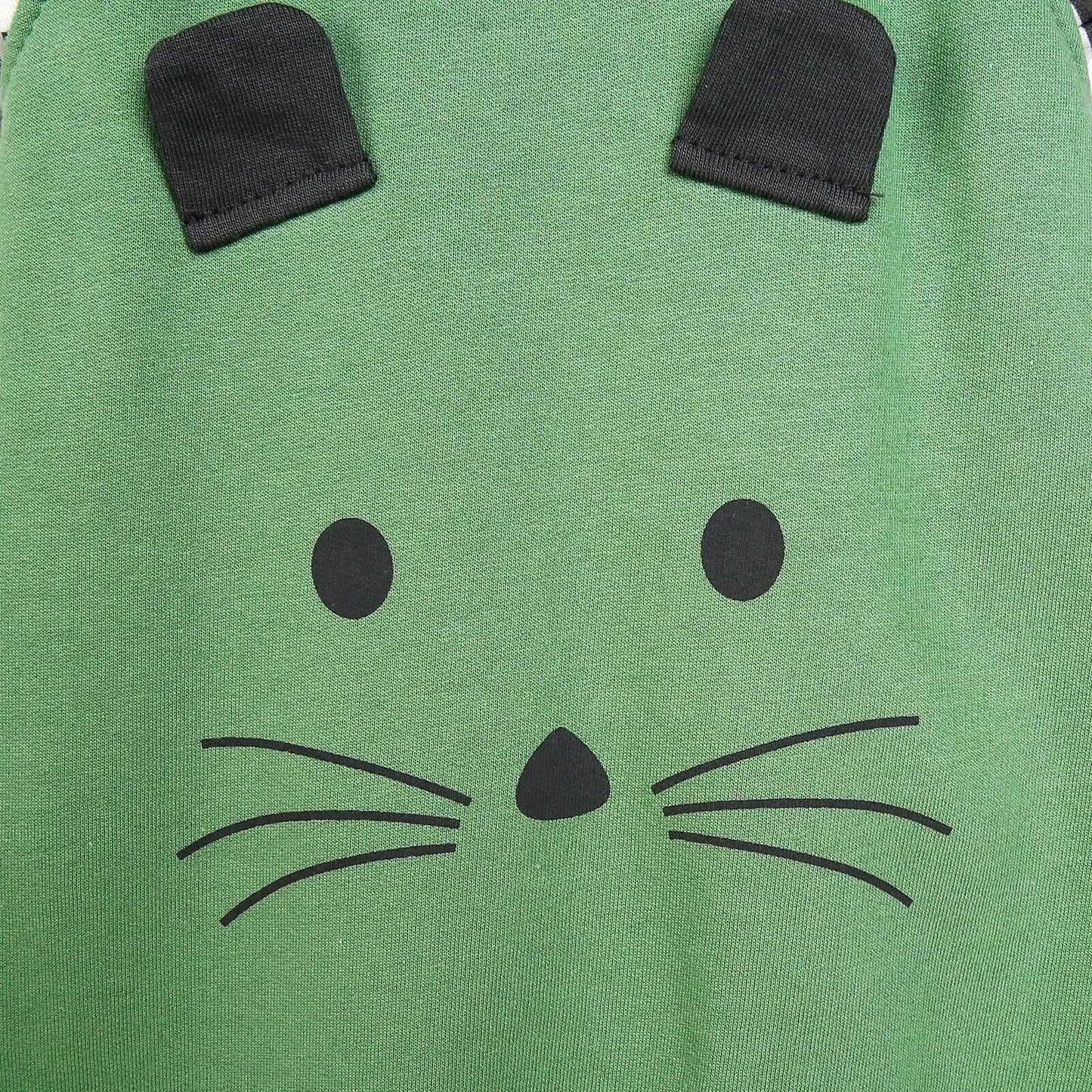 Bebbek Newborn Animals Holiday Overall - Green - mezetto ebebek ebebek