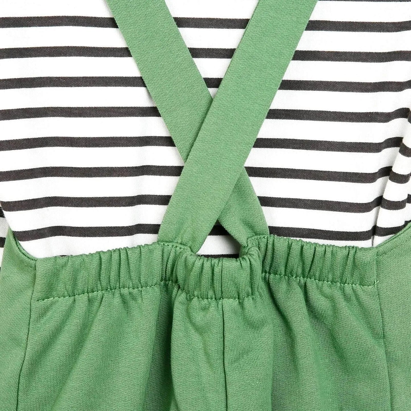 Bebbek Newborn Animals Holiday Overall - Green - mezetto ebebek ebebek