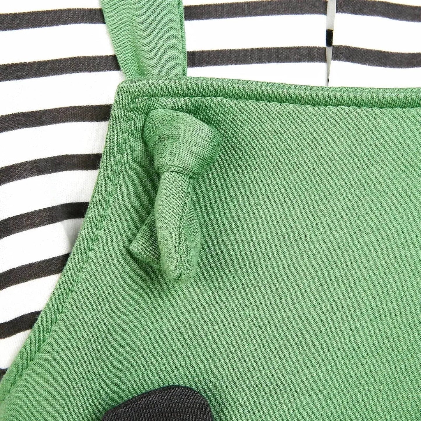 Bebbek Newborn Animals Holiday Overall - Green - mezetto ebebek ebebek