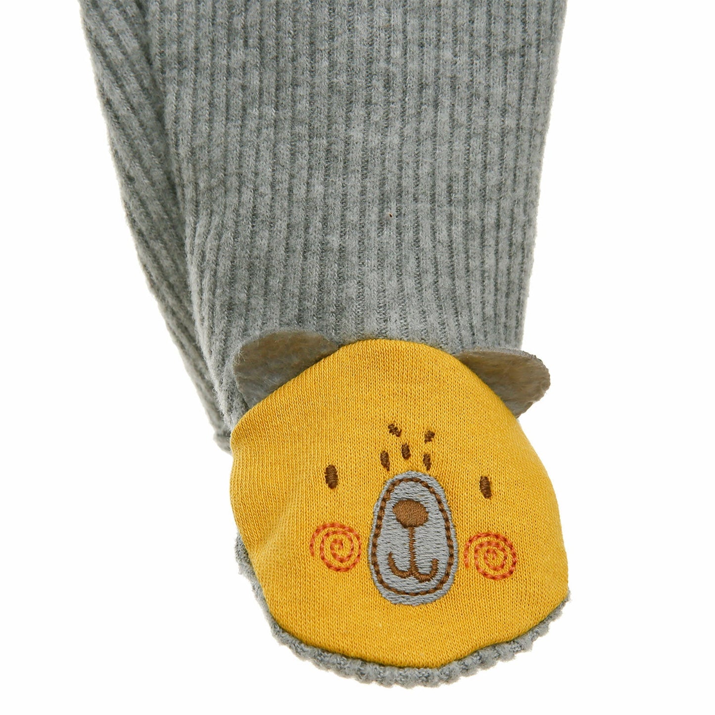 Bebbek Newborn Born To Be Wild Baby Set - Mustard - mezetto ebebek ebebek