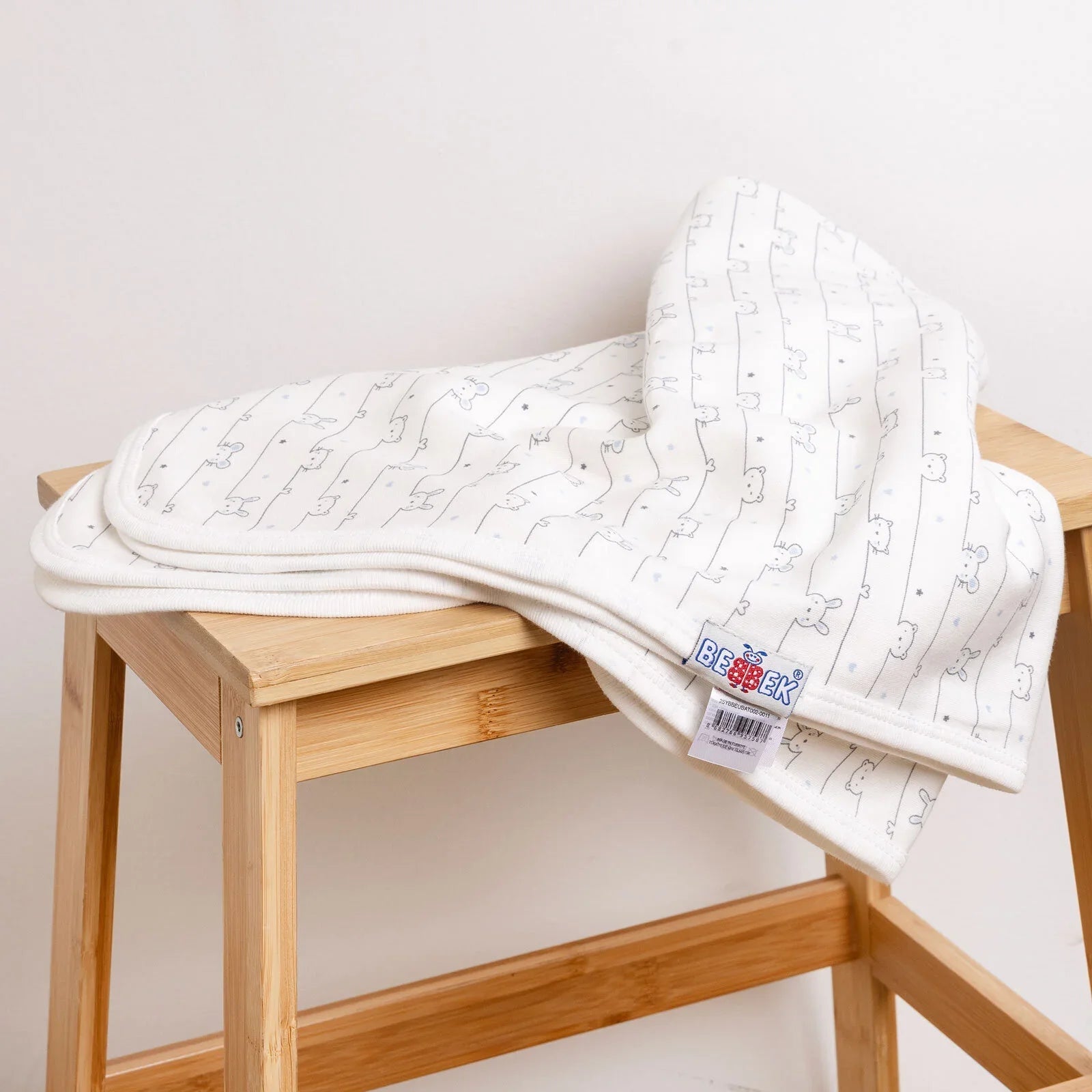 Bebbek Unisex Blanket - Ecru - mezetto ebebek ebebek