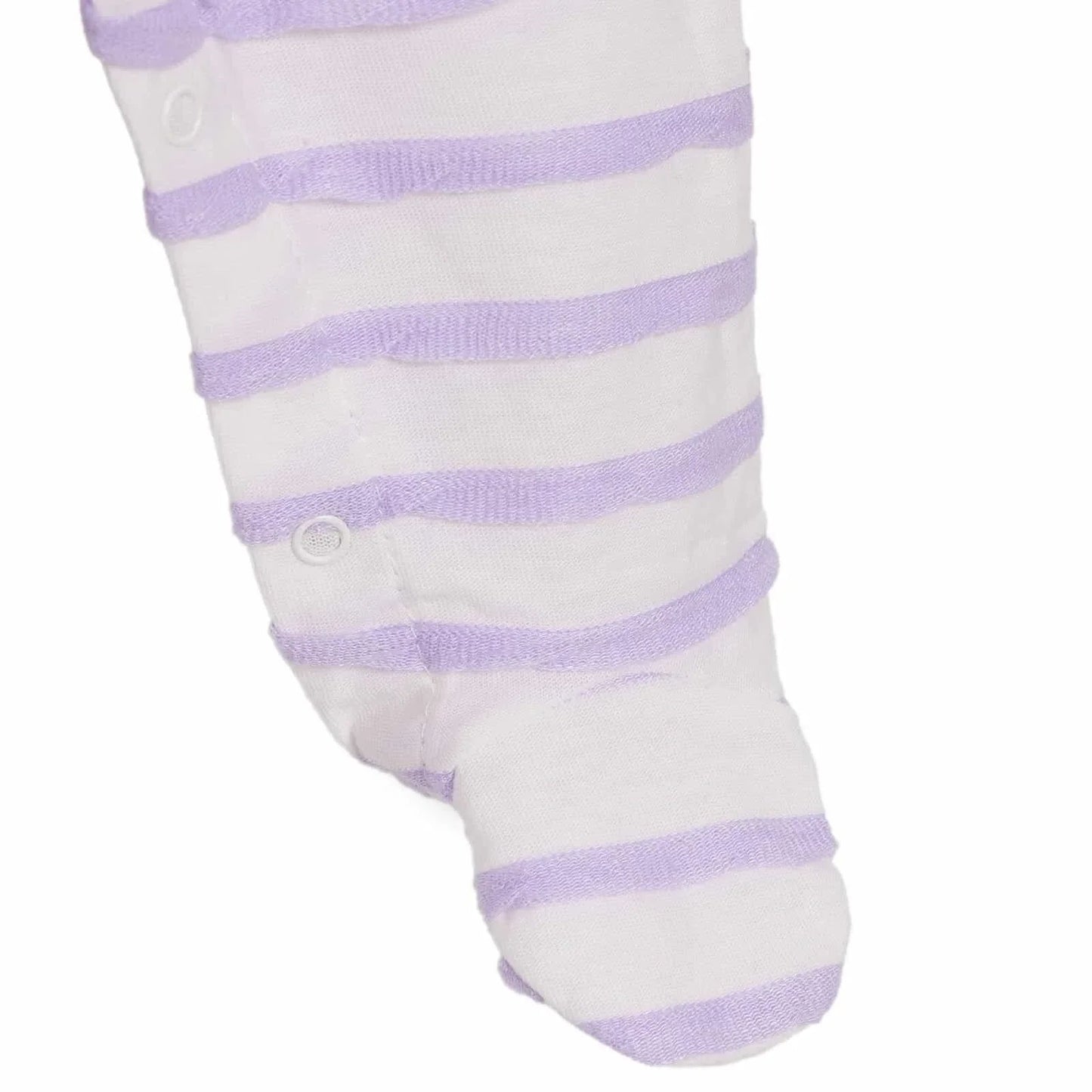 Bebbek Unisex Footed Jumpsuit - Purple - mezetto ebebek ebebek