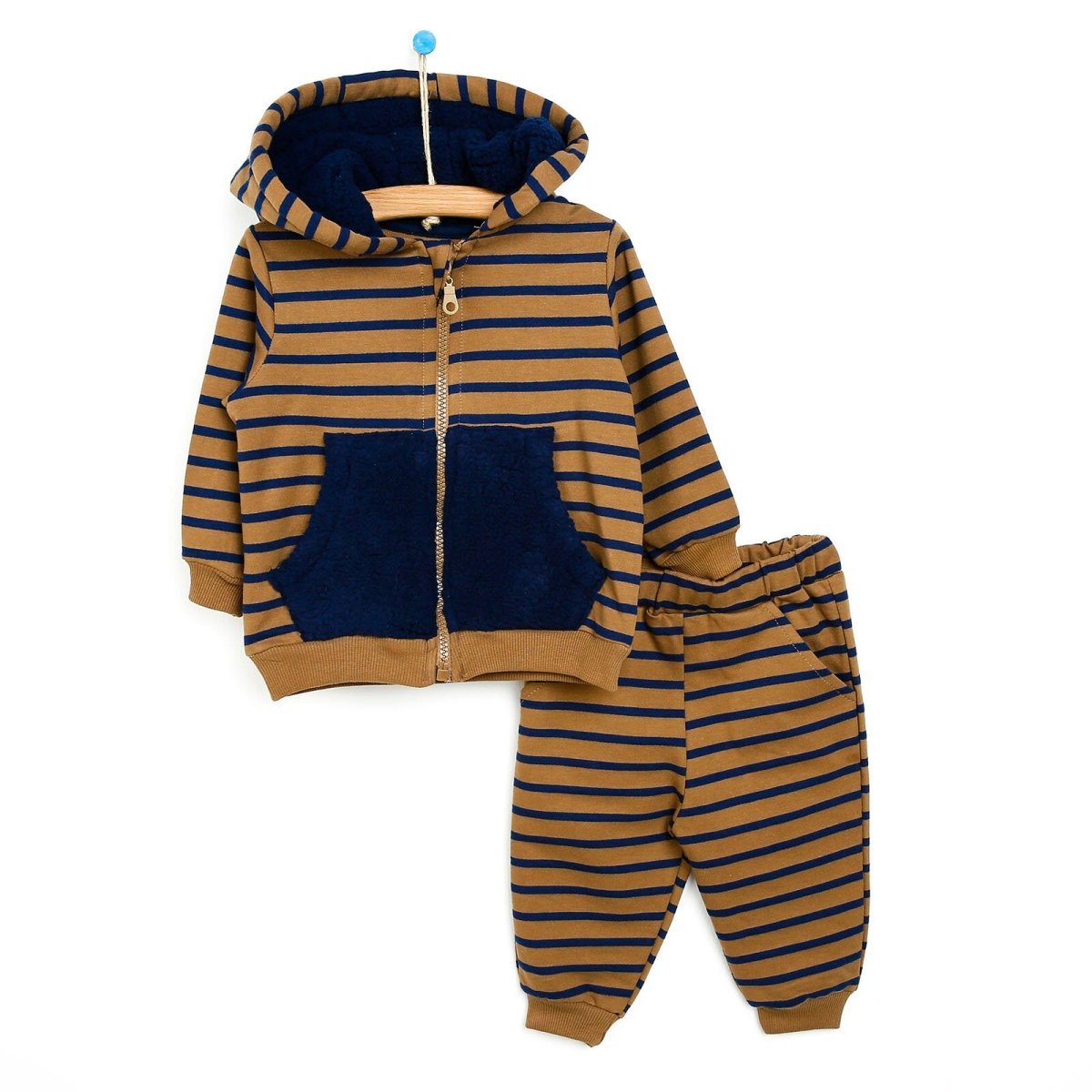 Bebecix BabyTracksuit - Brown - mezetto ebebek ebebek