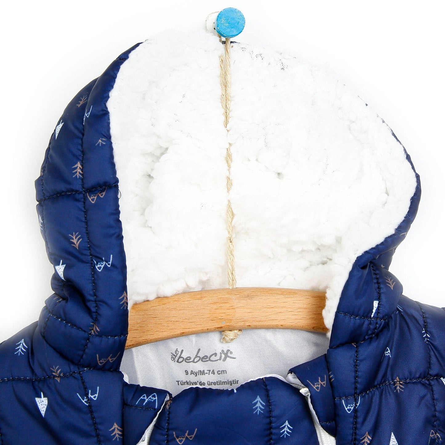 Bebecix Snowsuit - Navy Blue - mezetto ebebek ebebek