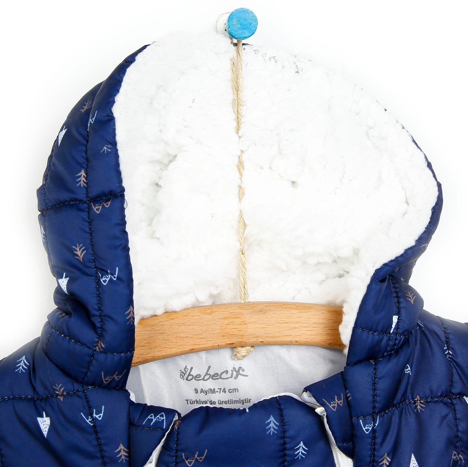 Bebecix Snowsuit - Navy Blue - mezetto ebebek ebebek