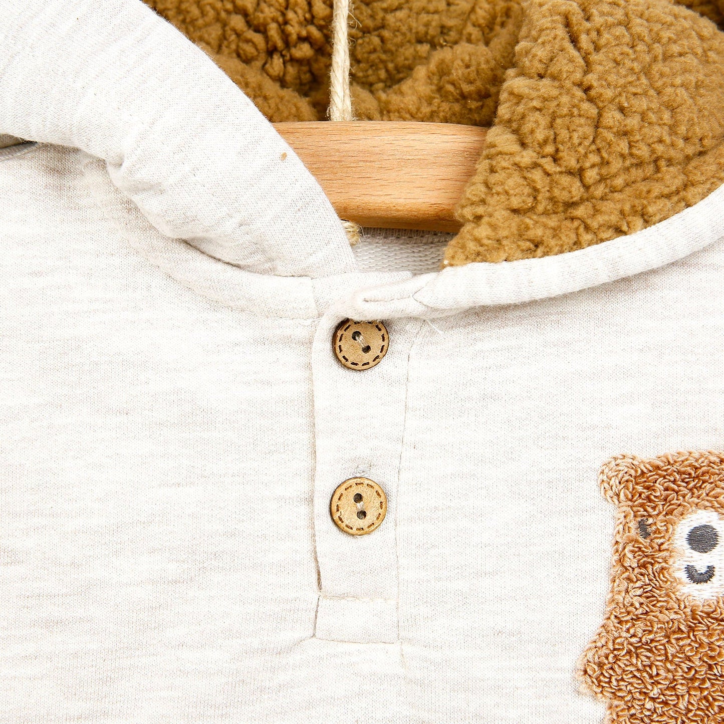 Bebecix Sweatshirt - Pants - Beige - mezetto ebebek ebebek