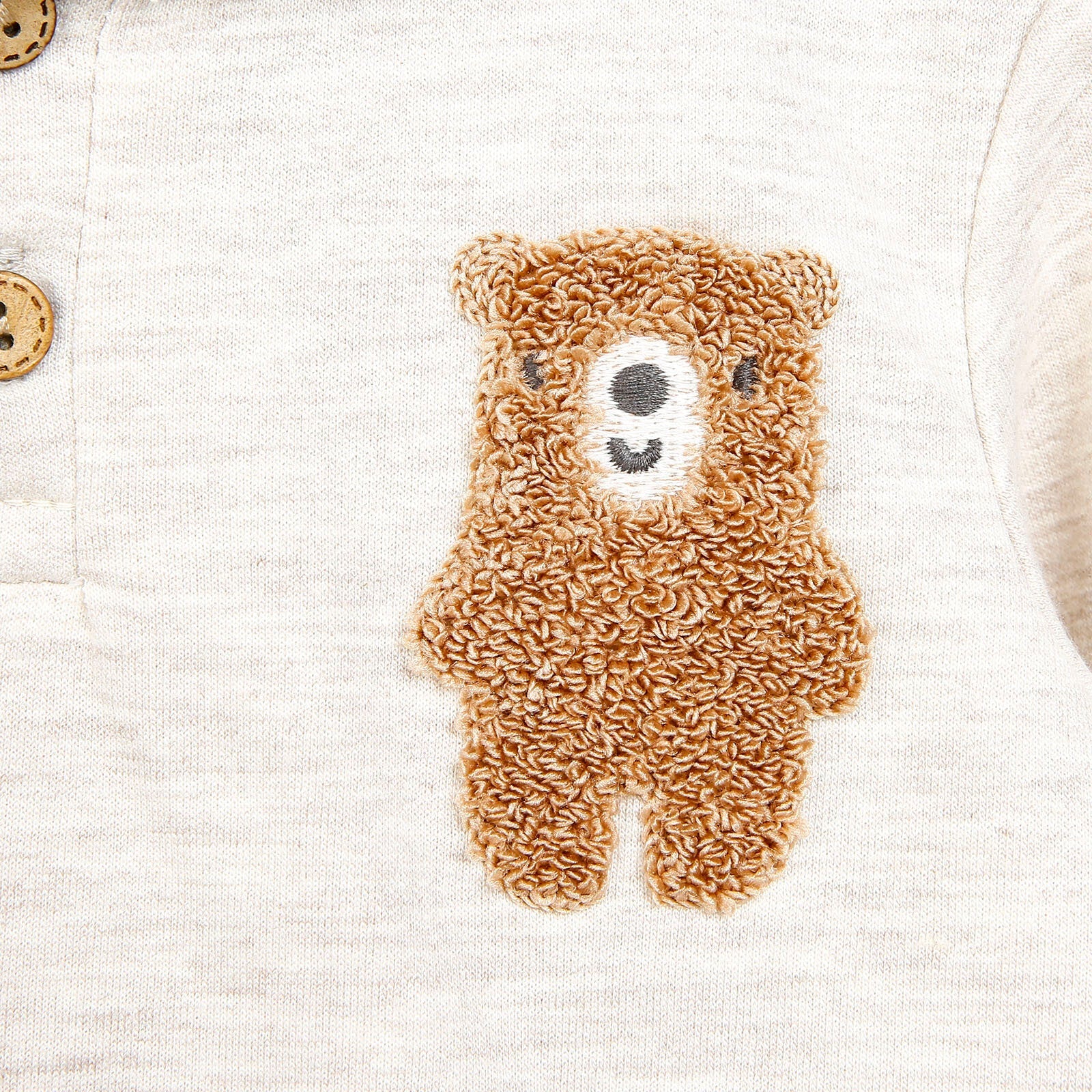 Bebecix Sweatshirt - Pants - Beige - mezetto ebebek ebebek
