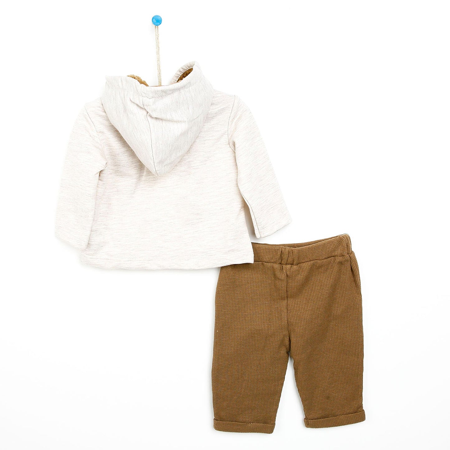 Bebecix Sweatshirt - Pants - Beige - mezetto ebebek ebebek