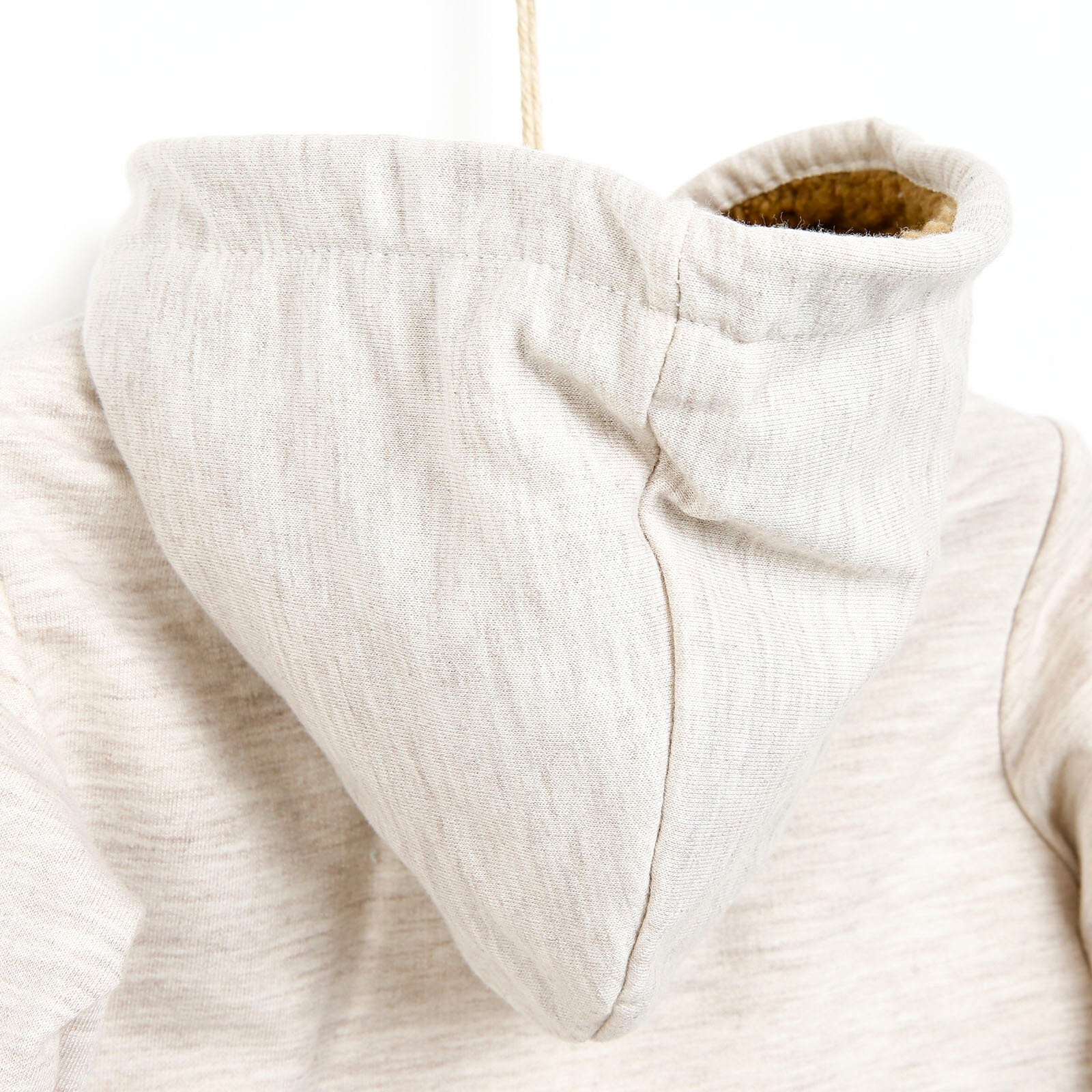 Bebecix Sweatshirt - Pants - Beige - mezetto ebebek ebebek