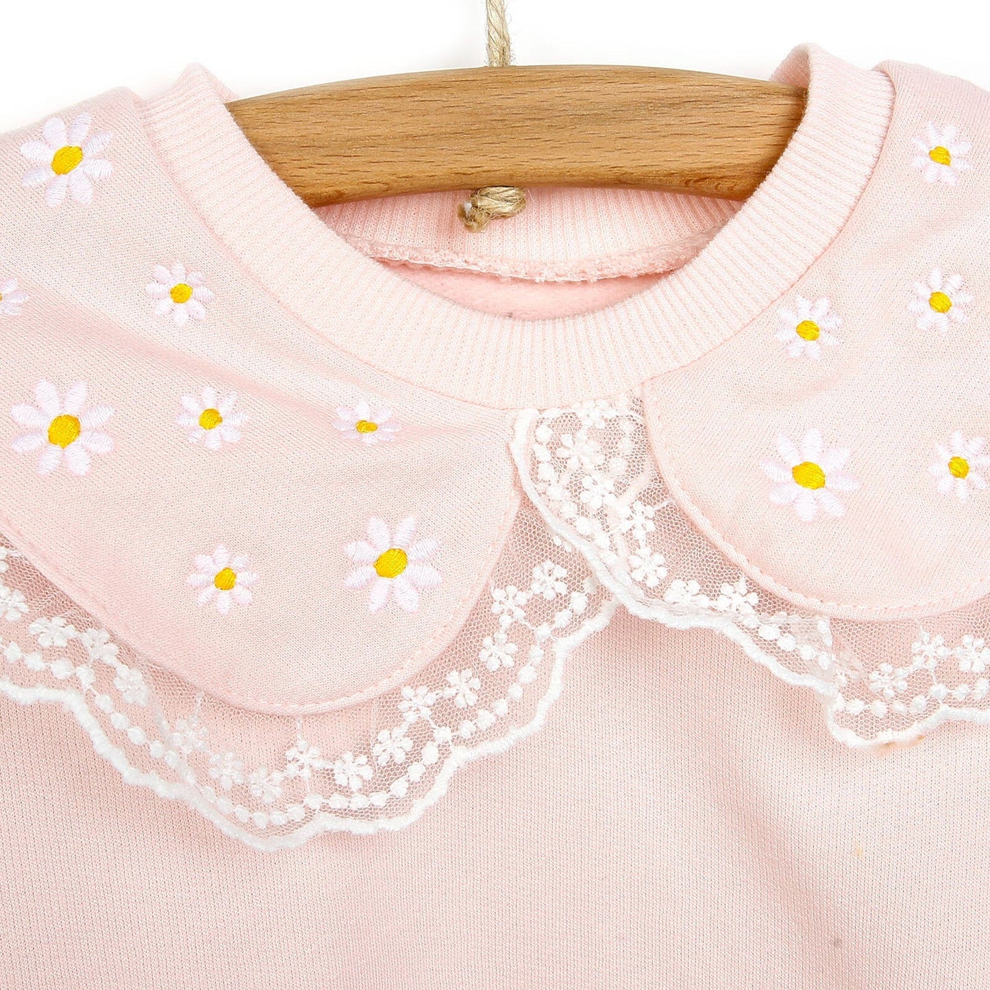 Bebecix Sweatshirt - Pants - Light Pink - mezetto ebebek ebebek