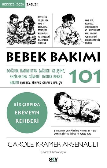 Bebek Bakımı 101;Doğuma Hazırlıktan Sağlıklı Gelişime, Emzirmeden Güvenli Uykuya Bebek Bakımı Hakkında Bilmeniz Gereken Her Şey - Say Yayınları Kitap