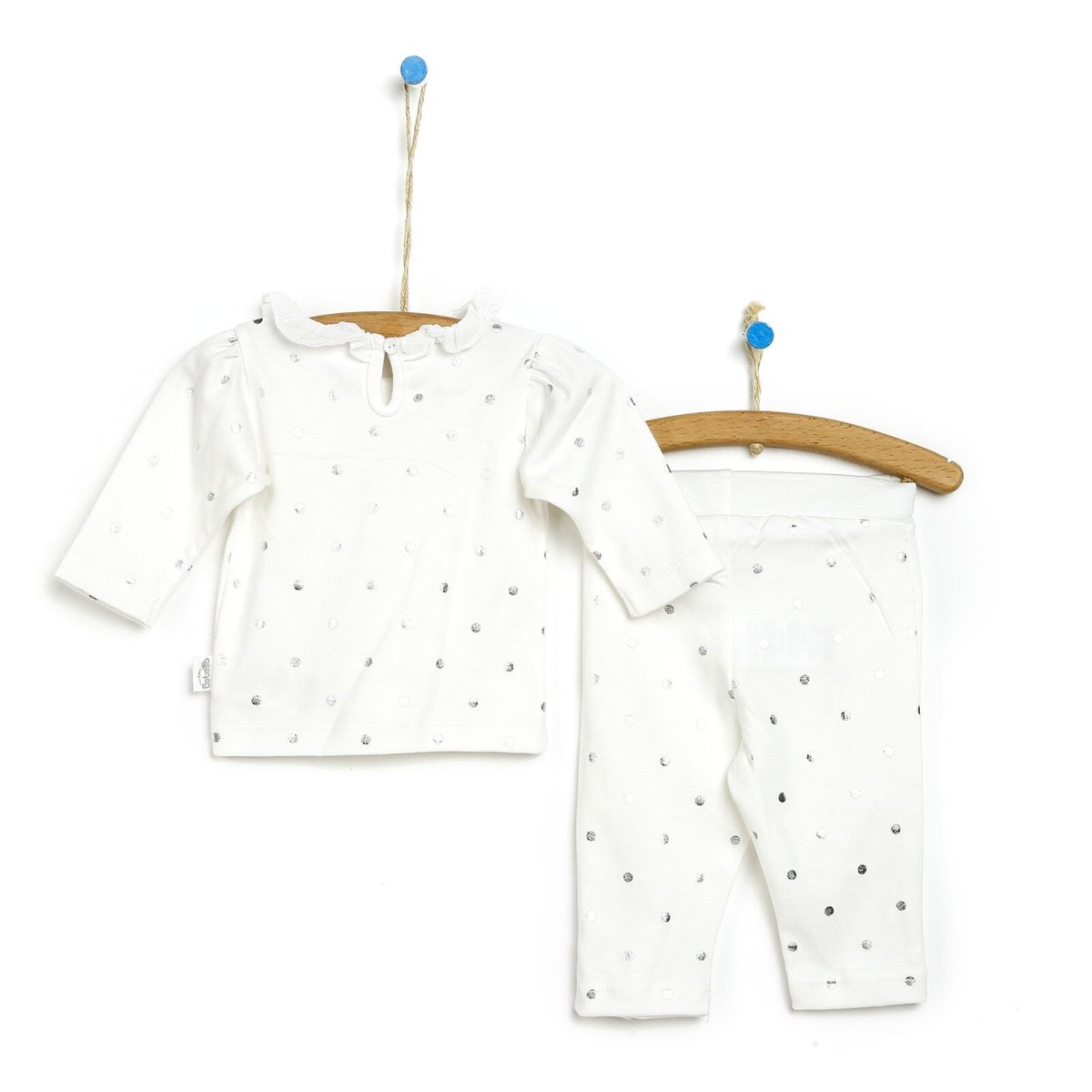 Bebetto Blouse - Tights - Ecru - mezetto ebebek ebebek