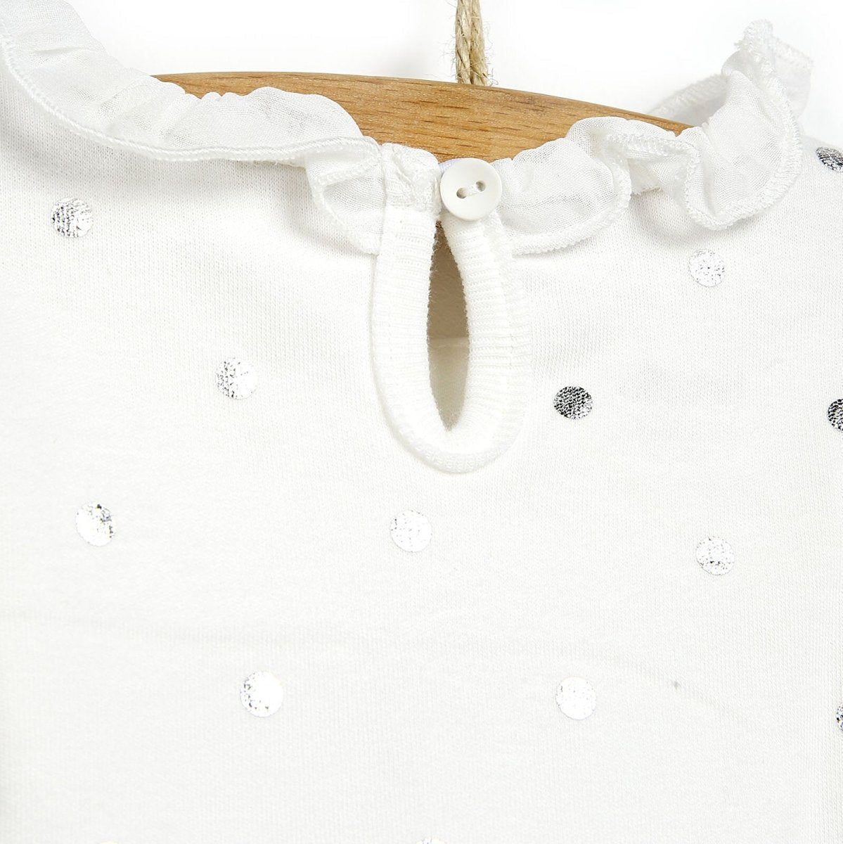 Bebetto Blouse - Tights - Ecru - mezetto ebebek ebebek