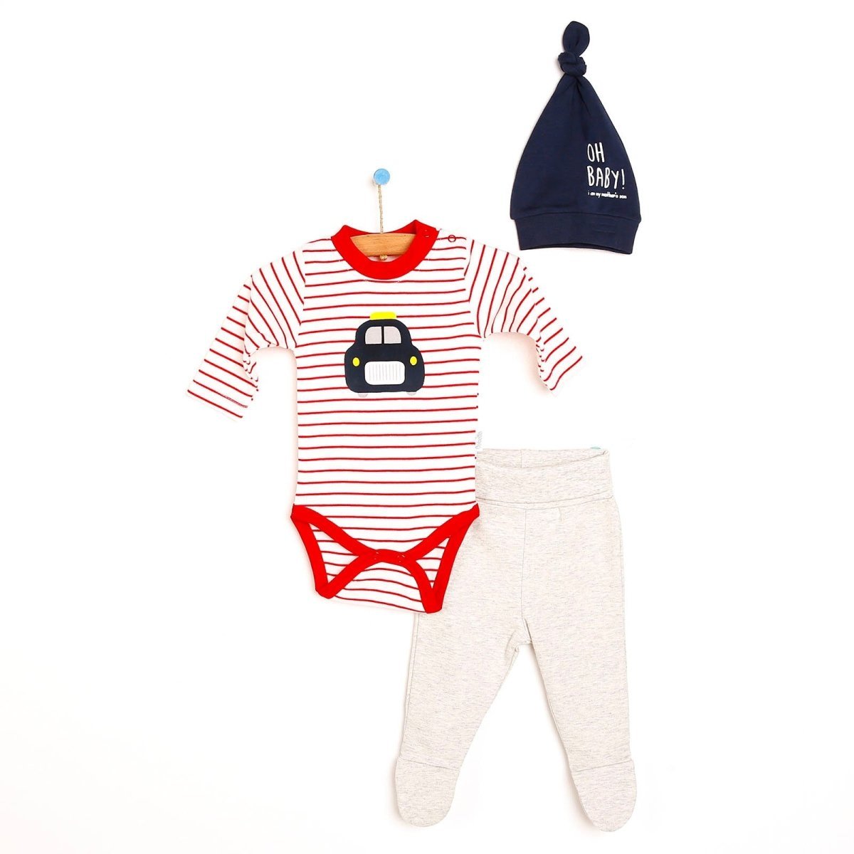 Bebetto Body - Footed Bottom - Hat - mezetto ebebek ebebek