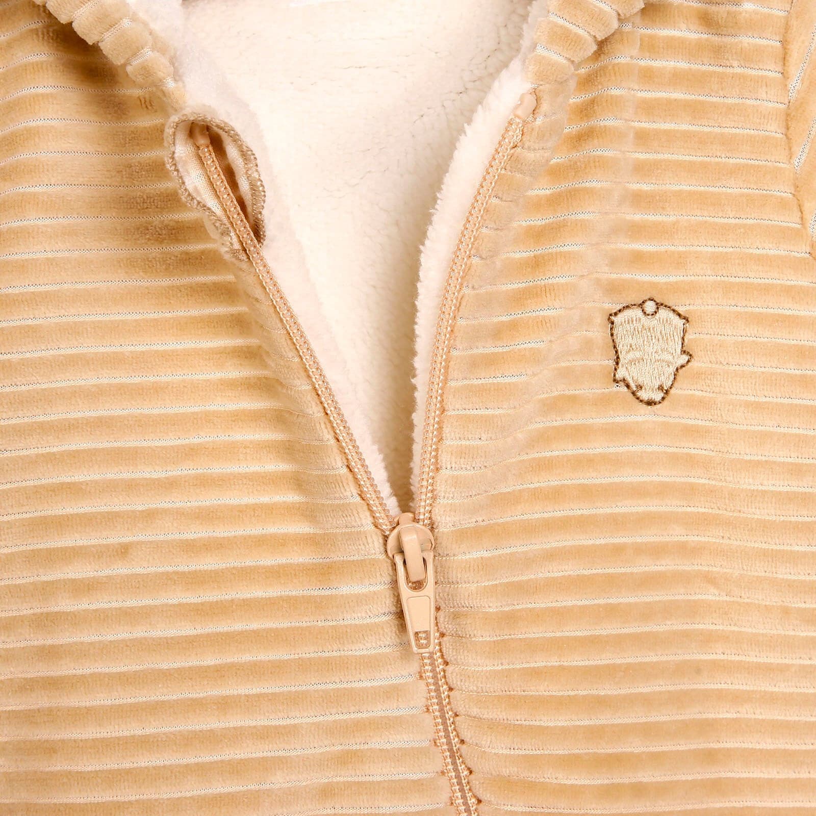 Bebetto Footed Jumpsuit - Beige - mezetto ebebek ebebek