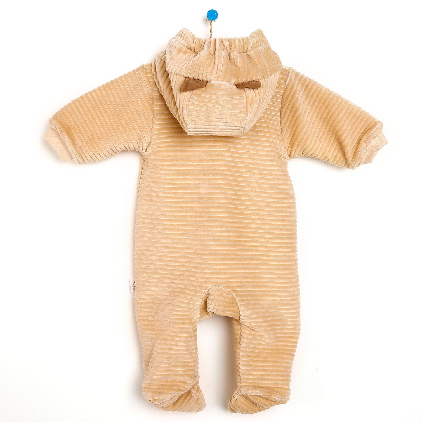 Bebetto Footed Jumpsuit - Beige - mezetto ebebek ebebek
